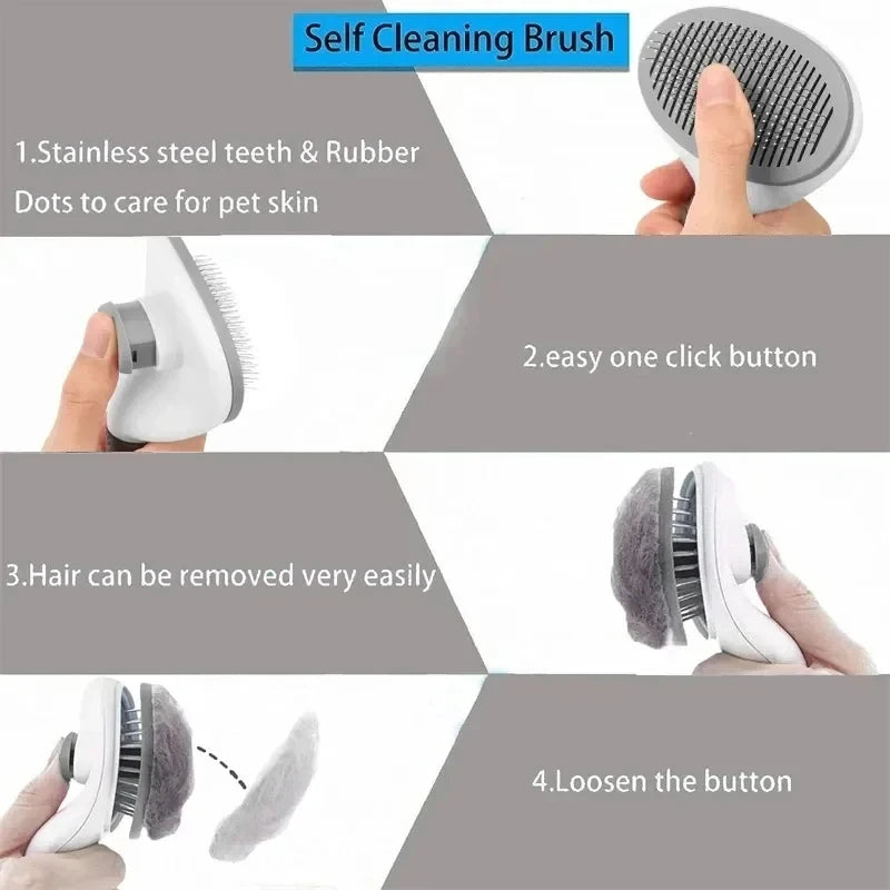 Brosse Anti-Poils CosyPatte – Élimine 95% des poils morts en 5 minutes